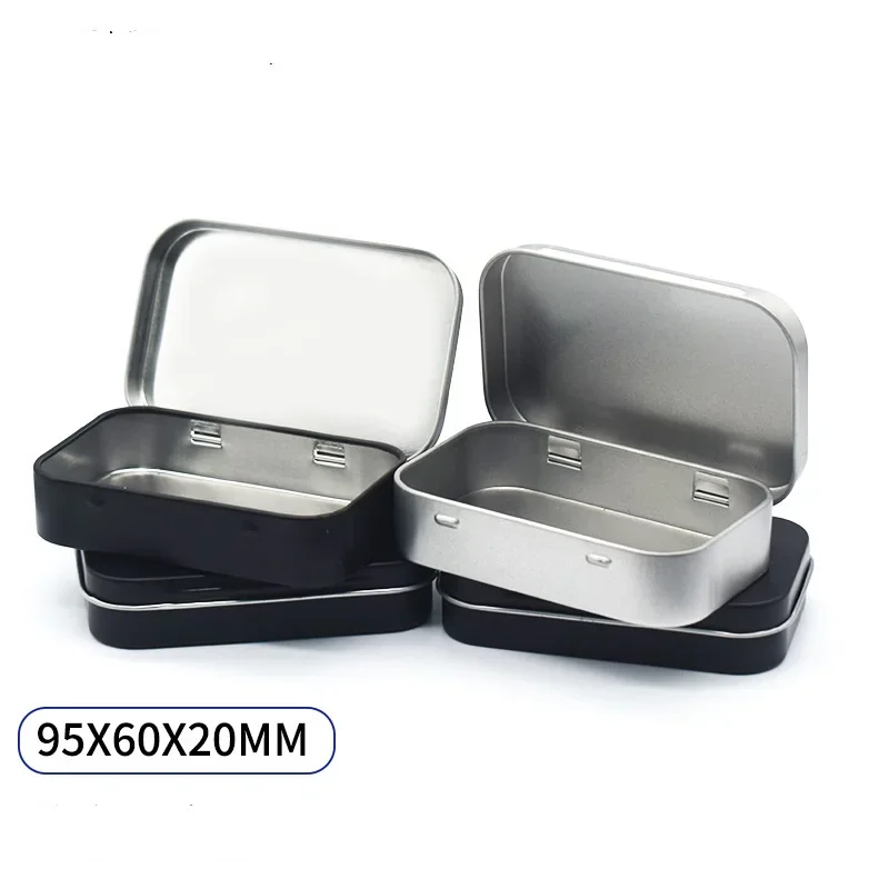 200pcs Metal Hinged Tin Box Container Mini Small Storage Container Kit with Lid for Home Storage 3.7x2.3x0.8 Inch
200pcs Metal Hinged Tin Box Container Mini Small Storage Container Kit with Lid for Home Storage 3.7x2.3x0.8 Inch