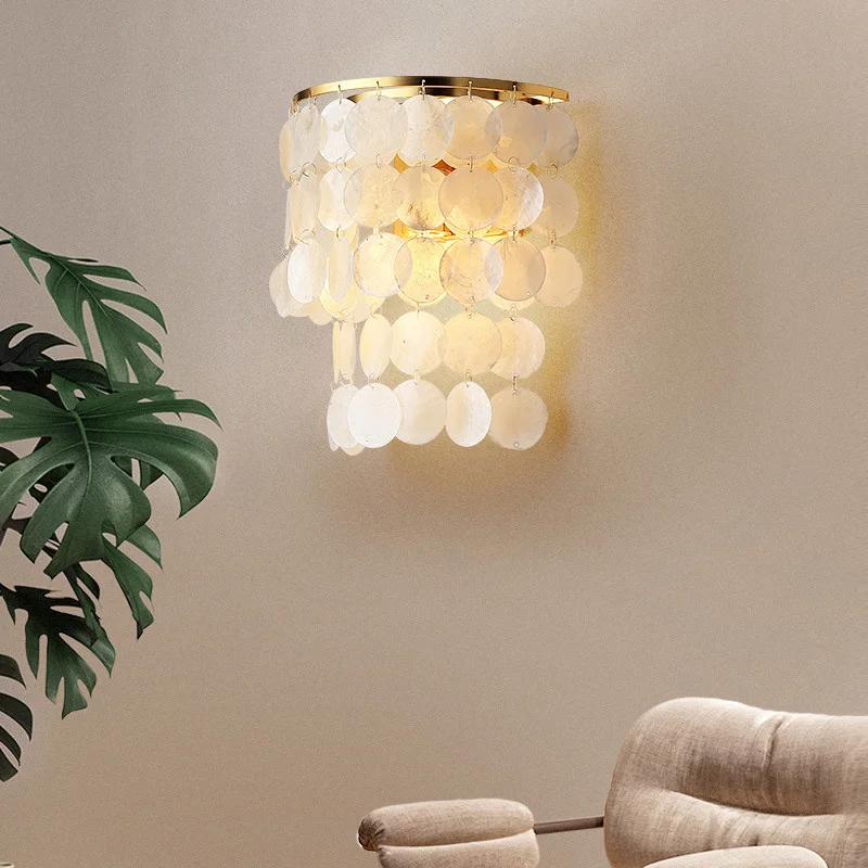 Modern Shell Wall Lamp Nordic Style Bedroom Living Room Background Wall Bed Study Homestay Aisle Warm Home Decor Lighting
Modern Shell Wall Lamp Nordic Style Bedroom Living Room Background Wall Bed Study Homestay Aisle Warm Home Decor Lighting