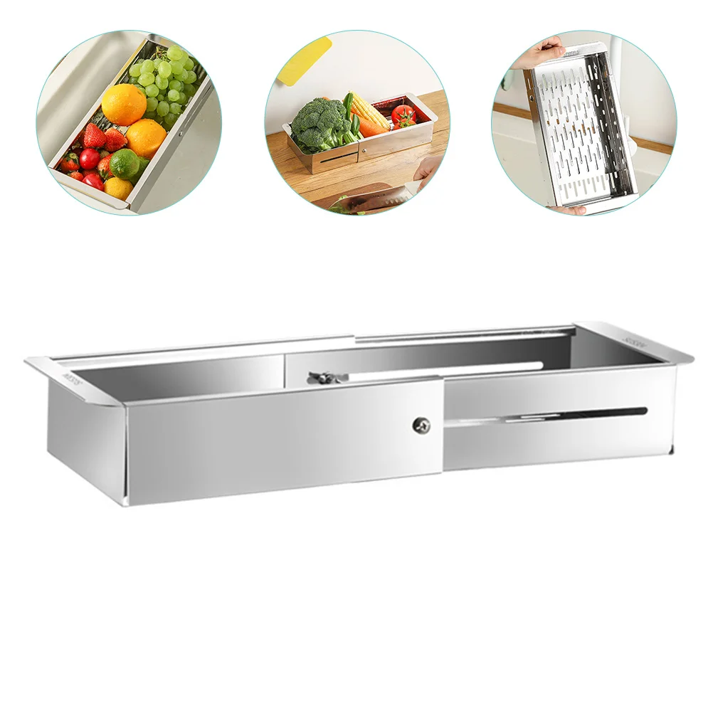 Stainless Steel Sink ganizer Telescopic Dish Drying Rack 304 Resistant Rust Moisture Kitchen Accessories Storage
Stainless Steel Sink ganizer Telescopic Dish Drying Rack 304 Resistant Rust Moisture Kitchen Accessories Storage