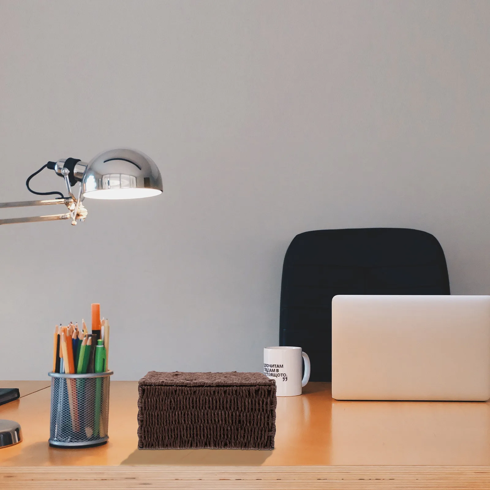 1 шт. Корзина для хранения с откидной крышкой, плетеная, настольная, многофункциональный бытовой органайзер, пылезащитный контейнер для закусок
1 шт. Корзина для хранения с откидной крышкой, плетеная, настольная, многофункциональный бытовой органайзер, пылезащитный контейнер для закусок