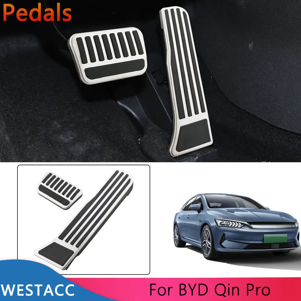 Автомобильные педали для BYD Qin Plus, газовый акселератор, топливный тормоз, крышка педали, нескользящая защита для ног, аксессуары для интерьера
Автомобильные педали для BYD Qin Plus, газовый акселератор, топливный тормоз, крышка педали, нескользящая защита для ног, аксессуары для интерьера