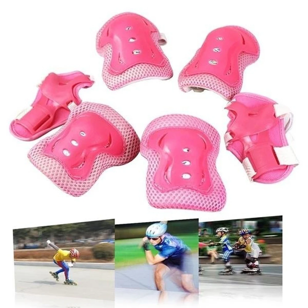 Bike Outdoor Sports Riding Sports Skateboard for Roller Skates 6 in 1 Wrist Protective Knee Pad Elbow Pads Kids Protective Gear
Bike Outdoor Sports Riding Sports Skateboard for Roller Skates 6 in 1 Wrist Protective Knee Pad Elbow Pads Kids Protective Gear