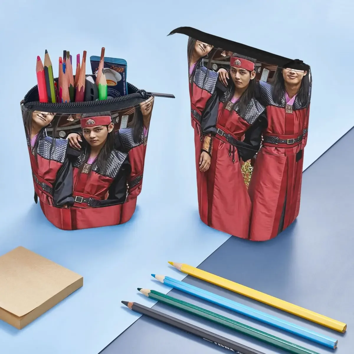Cast Of Hwarang TV Reversible Pencil Case for Students School Pen Box Pencil Bag Stationery Supplies Pen Holder Bag
Cast Of Hwarang TV Reversible Pencil Case for Students School Pen Box Pencil Bag Stationery Supplies Pen Holder Bag