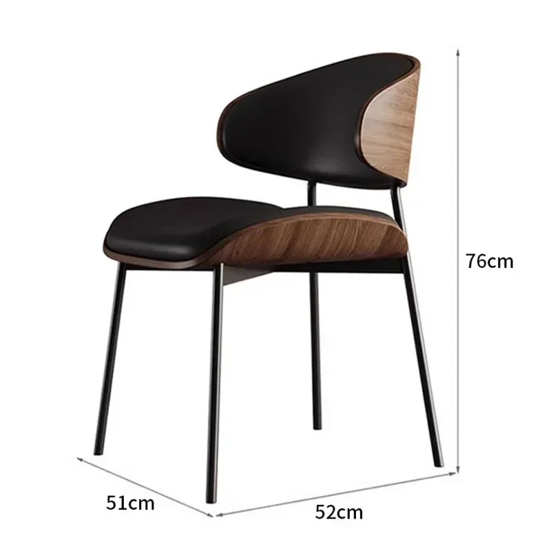 Living Room Dining Chairs Leather Chair Soft Modern Cafe Home Nordic Chaises salle manger luxury Minimalist Home Furniture
Living Room Dining Chairs Leather Chair Soft Modern Cafe Home Nordic Chaises salle manger luxury Minimalist Home Furniture