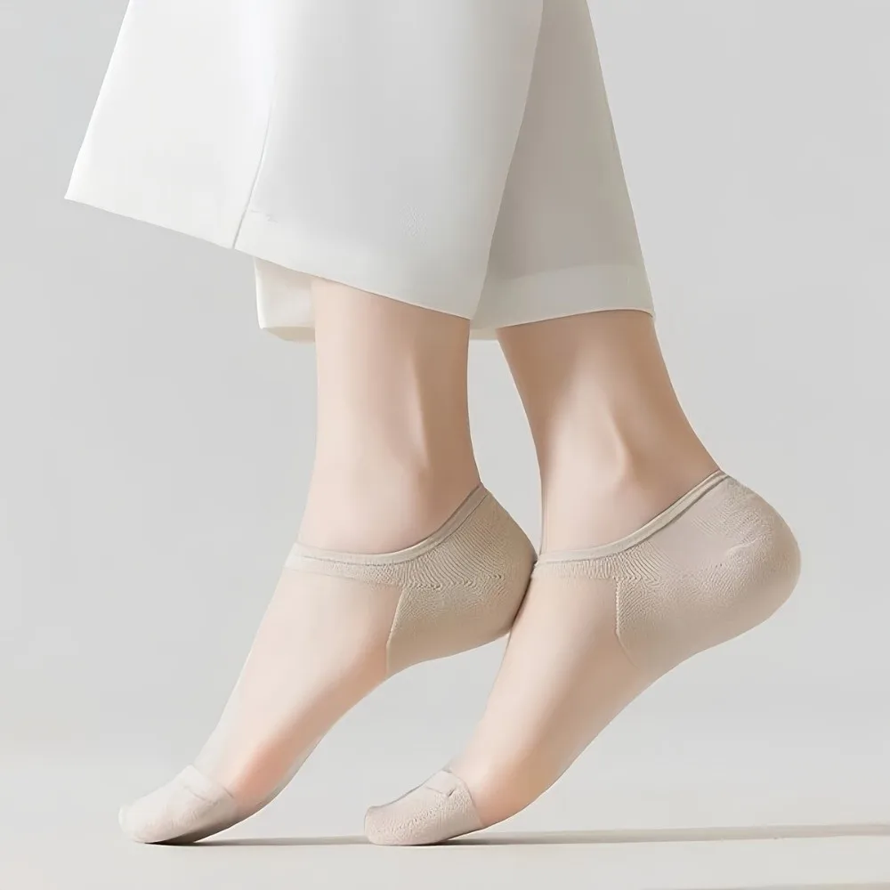6 Pairs Ultra-Thin Transparent No-Show Socks Non-Slip Seamless Low-Cut Socks Summer Breathable Women Ankle Socks Daily
6 Pairs Ultra-Thin Transparent No-Show Socks Non-Slip Seamless Low-Cut Socks Summer Breathable Women Ankle Socks Daily