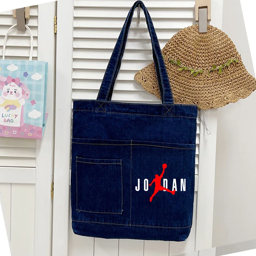 Denim Jeans Shoulder Bags Cool Girl Totes Fashion Trend Handbags JD Letter Pattern Printed Fashionable Commuter shoulder bag
Denim Jeans Shoulder Bags Cool Girl Totes Fashion Trend Handbags JD Letter Pattern Printed Fashionable Commuter shoulder bag