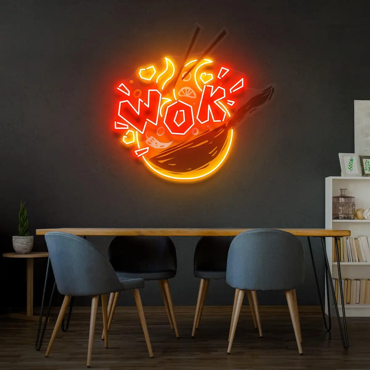 WOK светодиодная неоновая УФ-печать акриловая светодиодная неоновая вывеска кухня ресторан неоновая вывеска
WOK светодиодная неоновая УФ-печать акриловая светодиодная неоновая вывеска кухня ресторан неоновая вывеска
