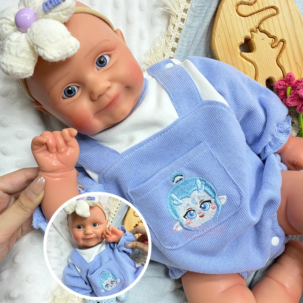 20" Realistic Reborn Baby Doll Full Silicone Reborn Doll Weighted Chubby Newborn Gift For Kids Aged 3 Plus Birthday Collectible
20" Realistic Reborn Baby Doll Full Silicone Reborn Doll Weighted Chubby Newborn Gift For Kids Aged 3 Plus Birthday Collectible