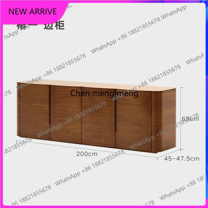 M85 Nordic medieval retro style/Tsubaki a black walnut side cabinet locker
M85 Nordic medieval retro style/Tsubaki a black walnut side cabinet locker