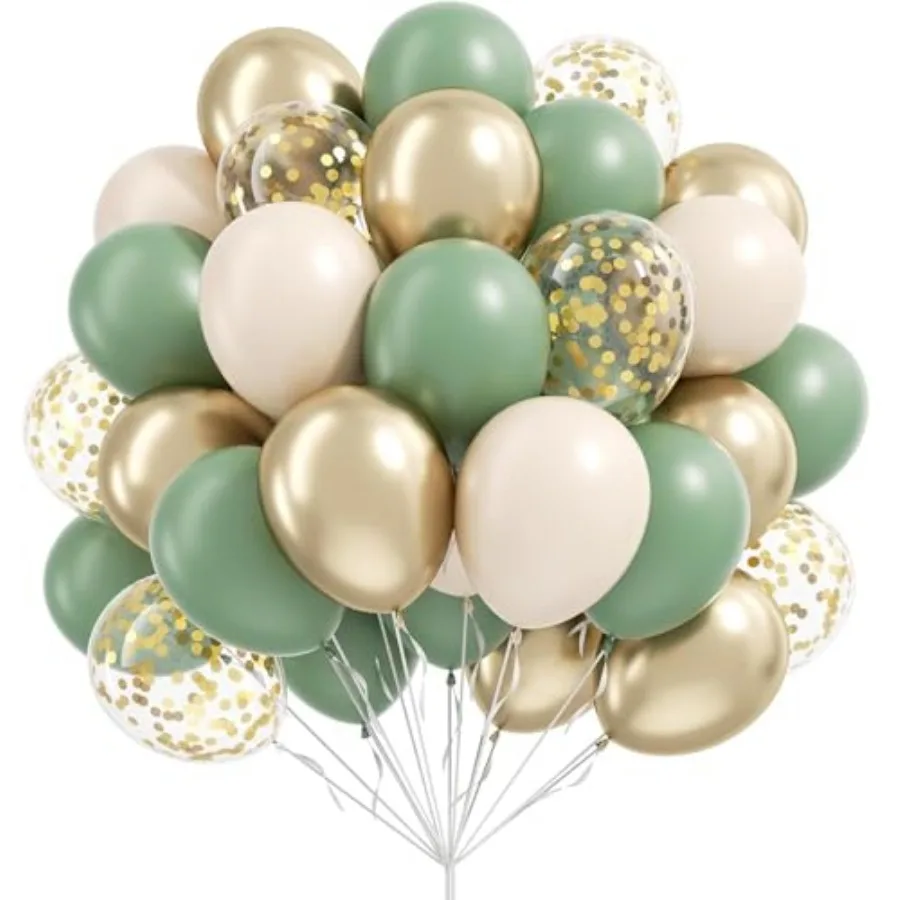 65PCS Sage Balloons, 12inch Latex Sage Sand Confetti Balloons for Boho Birthday Weddings Baby Showers, Bridal Showers Party Dec
65PCS Sage Balloons, 12inch Latex Sage Sand Confetti Balloons for Boho Birthday Weddings Baby Showers, Bridal Showers Party Dec