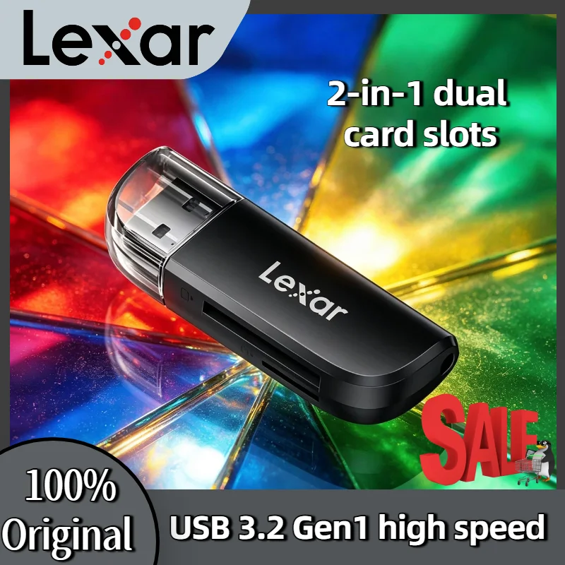 Lexar Micro SD Card Reader 2 in 1 Dual Card Slot USB 3.2 Gen 1 Up to 104MB s TF SD Memory Card RW300U for PC Laptop
Lexar Micro SD Card Reader 2 in 1 Dual Card Slot USB 3.2 Gen 1 Up to 104MB s TF SD Memory Card RW300U for PC Laptop