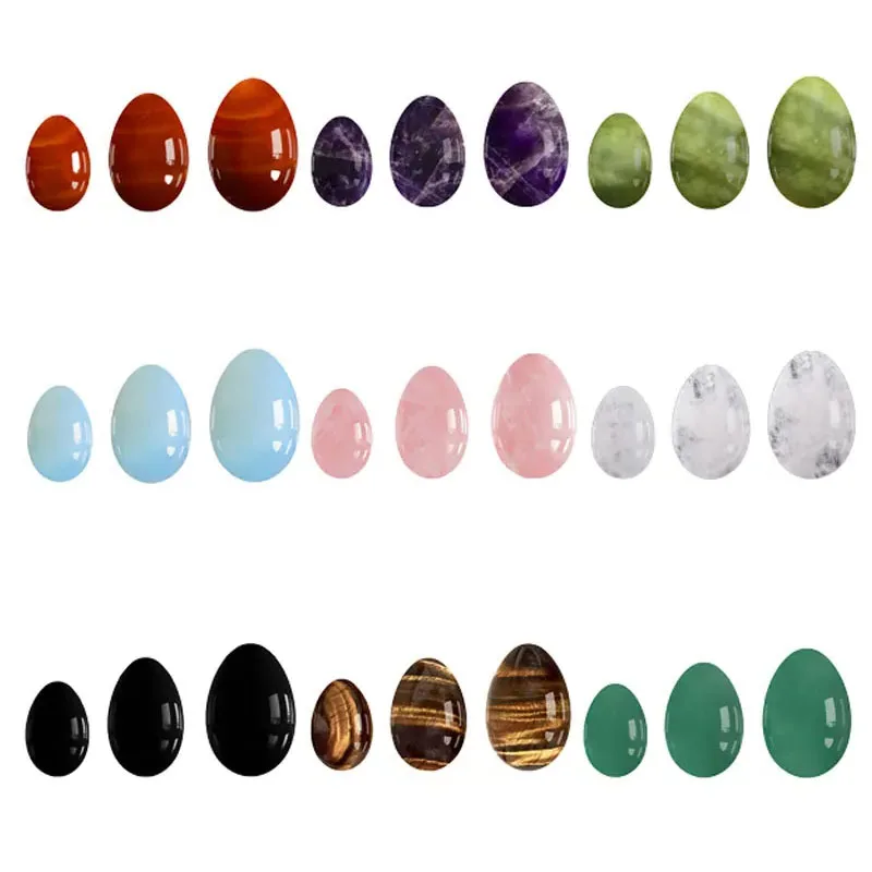 3Pcs Undrilled Quartz Yoni Eggs Set Natural Jade Stone Crystal Kegel Exerciser Balls Women Vaginal Firming Massager
3Pcs Undrilled Quartz Yoni Eggs Set Natural Jade Stone Crystal Kegel Exerciser Balls Women Vaginal Firming Massager