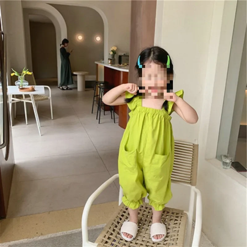 2025 New Girls' Summer Thin Sleeveless Sweet and Stylish Candy Colored Jumpsuit
2025 New Girls' Summer Thin Sleeveless Sweet and Stylish Candy Colored Jumpsuit