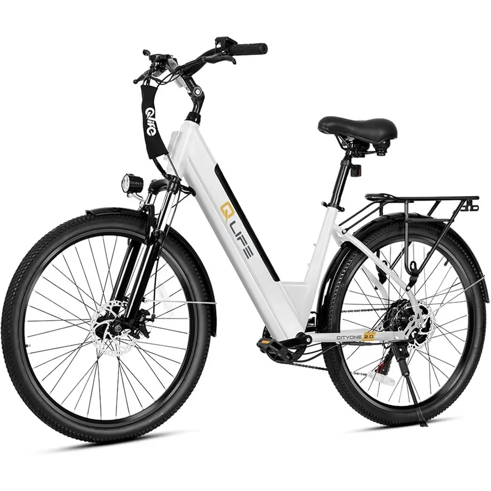 Cityone 2.0 Electric Bike or Adults,Up to 65Miles,20+MPH,1200W Peak Motor 26" Ebike,499WH Certiied Battery Electric Commuter ycl
Cityone 2.0 Electric Bike or Adults,Up to 65Miles,20+MPH,1200W Peak Motor 26" Ebike,499WH Certiied Battery Electric Commuter ycl