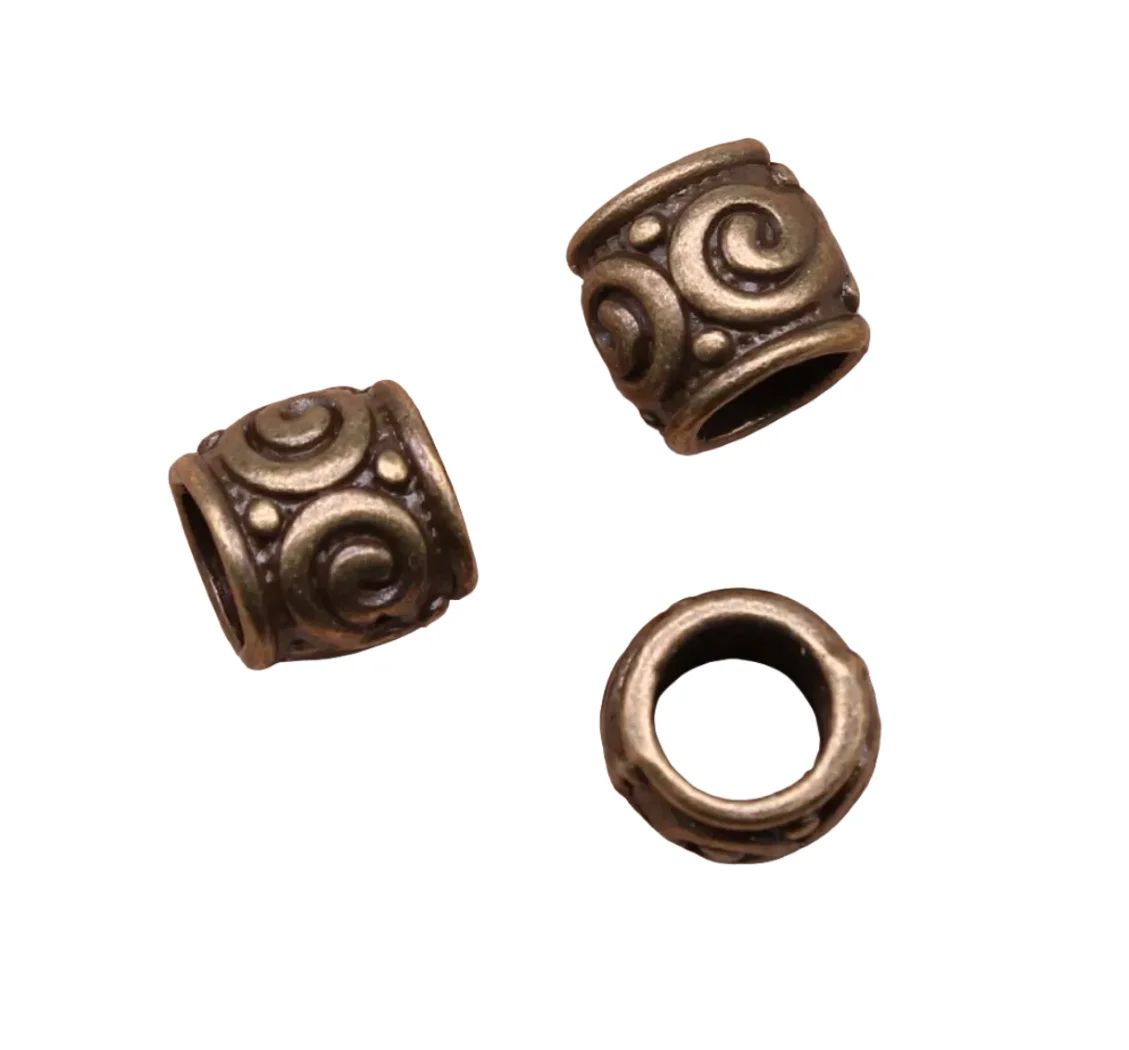 20pcs 9*8mm, hole 4.5mm Vintage big hole spacer beads for hangmade findings Zinc Alloy metal HW2852
20pcs 9*8mm, hole 4.5mm Vintage big hole spacer beads for hangmade findings Zinc Alloy metal HW2852