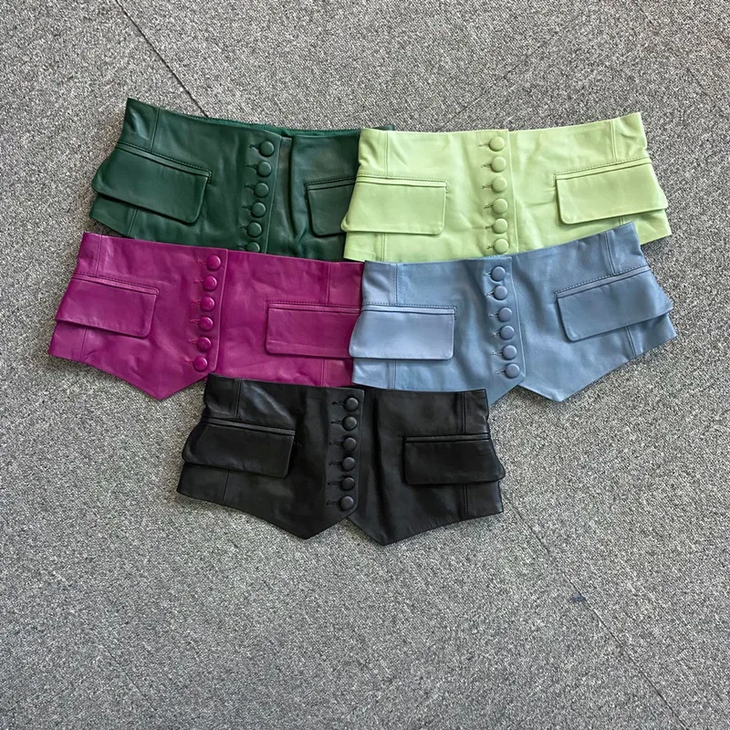 2023 Spring New Arrival Women Genuine Sheepskin Leather Multicolor Single Breasted Design Belt Waist Accessories
2023 Spring New Arrival Women Genuine Sheepskin Leather Multicolor Single Breasted Design Belt Waist Accessories