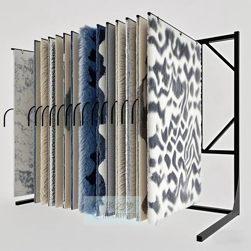 Free Standing Metal Material Swing 20 Arms Doubesided Carpet Display Stand Rack for Hanging Large Area Carpet Rug and Blankets 
Free Standing Metal Material Swing 20 Arms Doubesided Carpet Display Stand Rack for Hanging Large Area Carpet Rug and Blankets