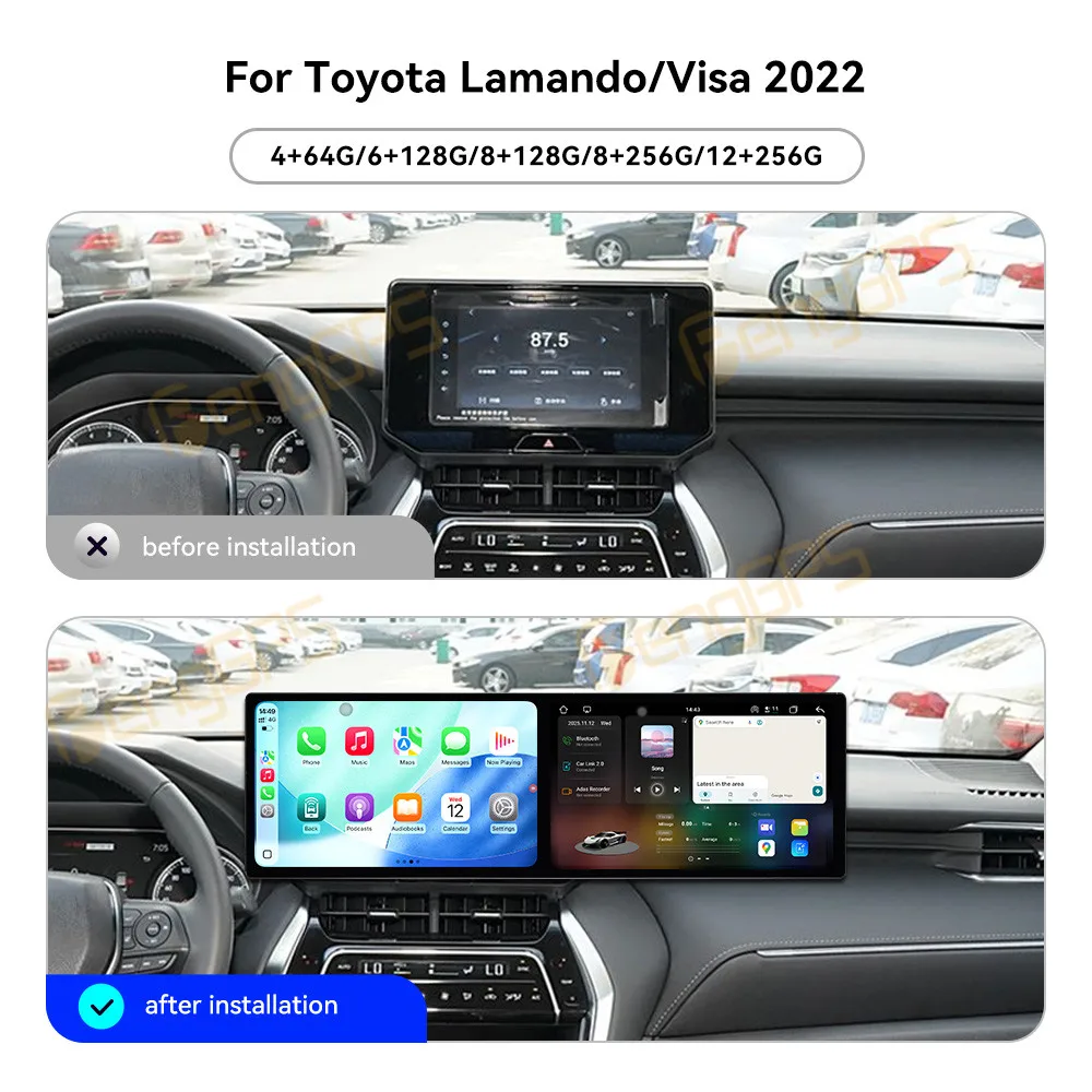 Dual Screen 10.1 Inch Android 15 CarPlay Car Radio For Toyota Camry 2024 Touch Screen Multimedia Player GPS Navigation DSP Auto
Dual Screen 10.1 Inch Android 15 CarPlay Car Radio For Toyota Camry 2024 Touch Screen Multimedia Player GPS Navigation DSP Auto
