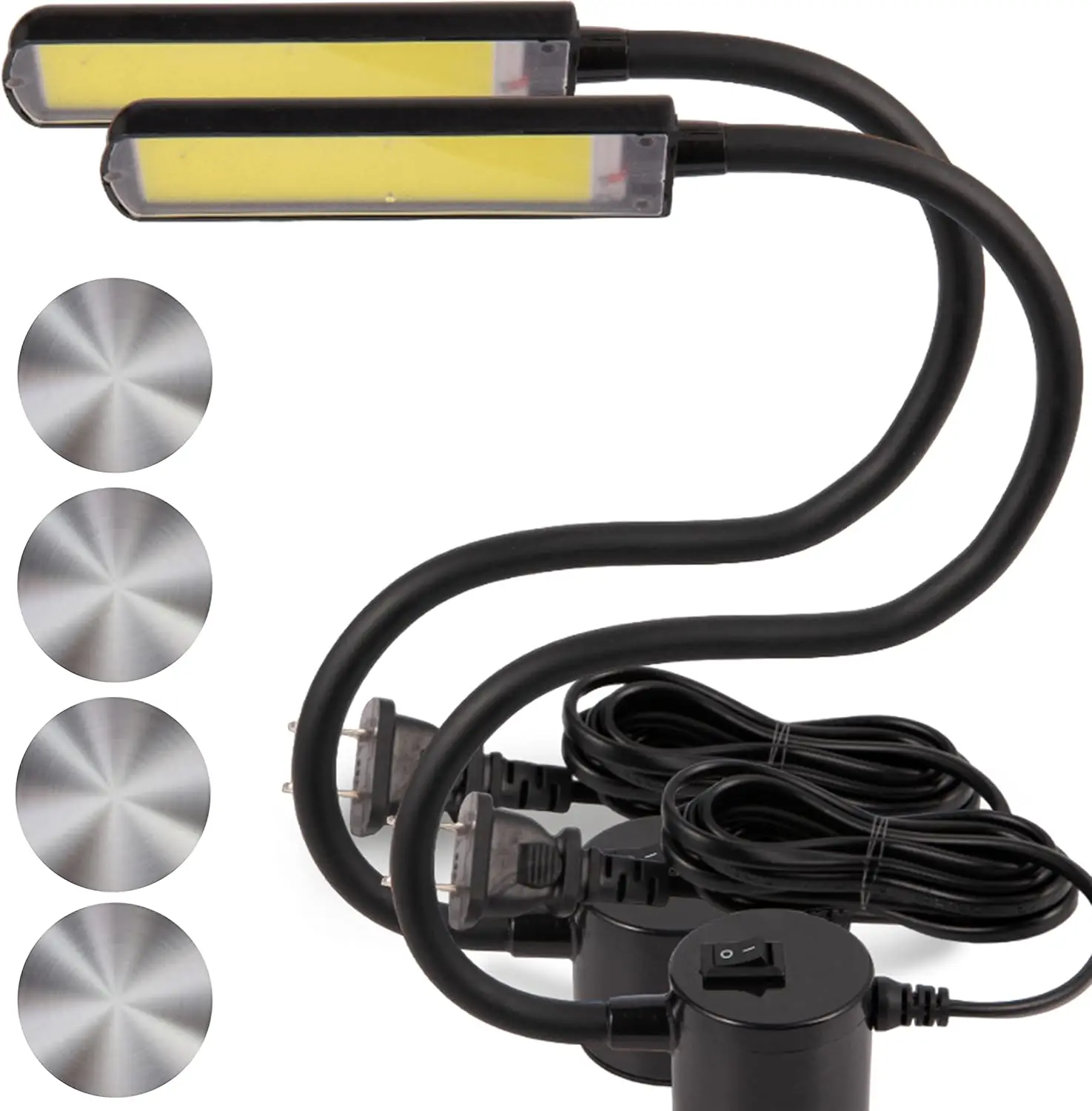 Sewing Hine Light, Magnetic, Flexible 60 Led Work Lights, Bandsaw Accessories, Scroll Saw With Extra Long Goosene (2 Pack) - 4
Sewing Hine Light, Magnetic, Flexible 60 Led Work Lights, Bandsaw Accessories, Scroll Saw With Extra Long Goosene (2 Pack) - 4