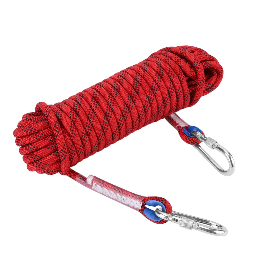 Professional Heavy Duty Climbing Rope 10/12mm Hiking Rock Climb Panchute Survival Cord Safety Rope with Strength Carabiner Cord
Professional Heavy Duty Climbing Rope 10/12mm Hiking Rock Climb Panchute Survival Cord Safety Rope with Strength Carabiner Cord