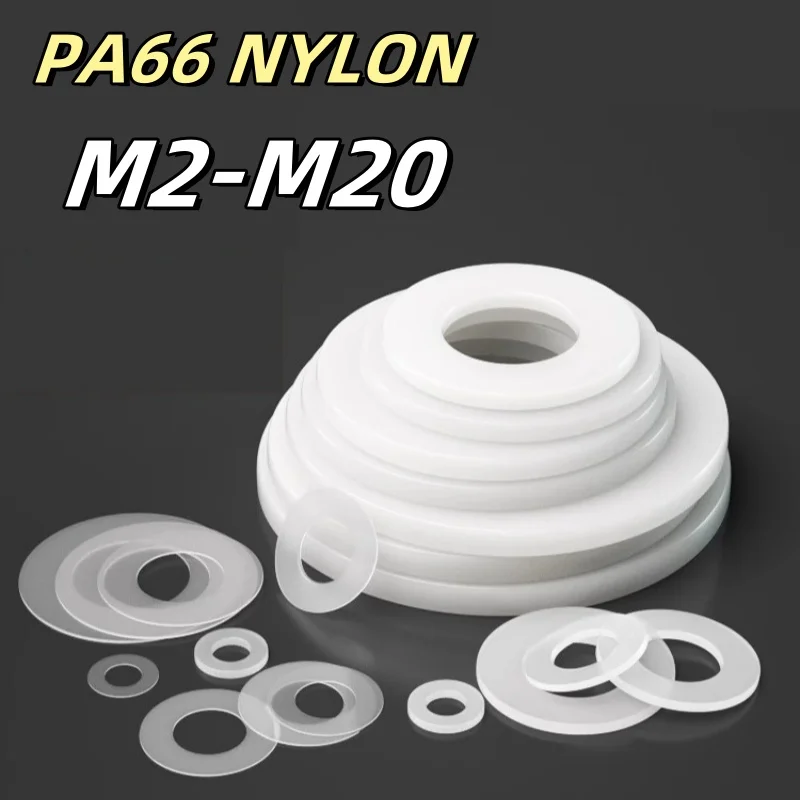 M2 M2.5 M3 M4 M5 M6 M8 M10 M12 M14 M16 M18 M20 White Plastic Nylon Flat Washer Plane Spacer Insulation Gasket Ring For Screw
M2 M2.5 M3 M4 M5 M6 M8 M10 M12 M14 M16 M18 M20 White Plastic Nylon Flat Washer Plane Spacer Insulation Gasket Ring For Screw