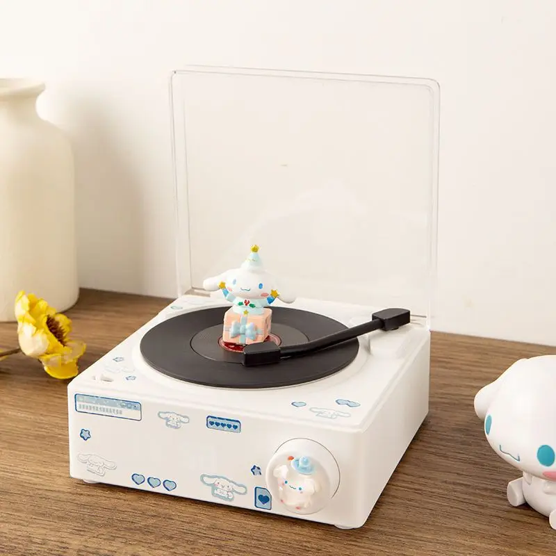 Sanrio Kawaii Anime Hello Kitty Cinnamoroll Kuromi Retro Stereo Bluetooth Audio Rotating Film Charging Toys Girl Birthday Gift
Sanrio Kawaii Anime Hello Kitty Cinnamoroll Kuromi Retro Stereo Bluetooth Audio Rotating Film Charging Toys Girl Birthday Gift
