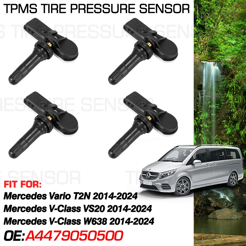 For Mercedes Vario T2N 2014-2025 Mercedes V-Class VS20 2014-2025 V-Class W638 2014-202 433 MHz Tire Pressure Monitor A4479050500
For Mercedes Vario T2N 2014-2025 Mercedes V-Class VS20 2014-2025 V-Class W638 2014-202 433 MHz Tire Pressure Monitor A4479050500