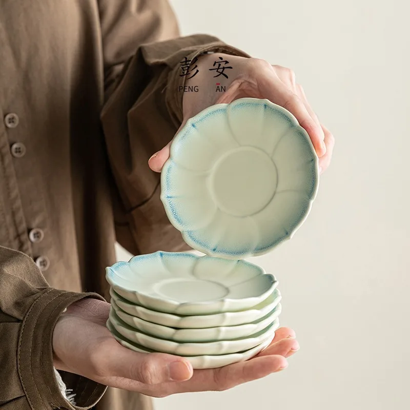 Beige Petal Ceramic Tea Coaster Insulation Pad New Chinoiserie Zen Tea Mat Tea Cup Holder coasters
Beige Petal Ceramic Tea Coaster Insulation Pad New Chinoiserie Zen Tea Mat Tea Cup Holder coasters
