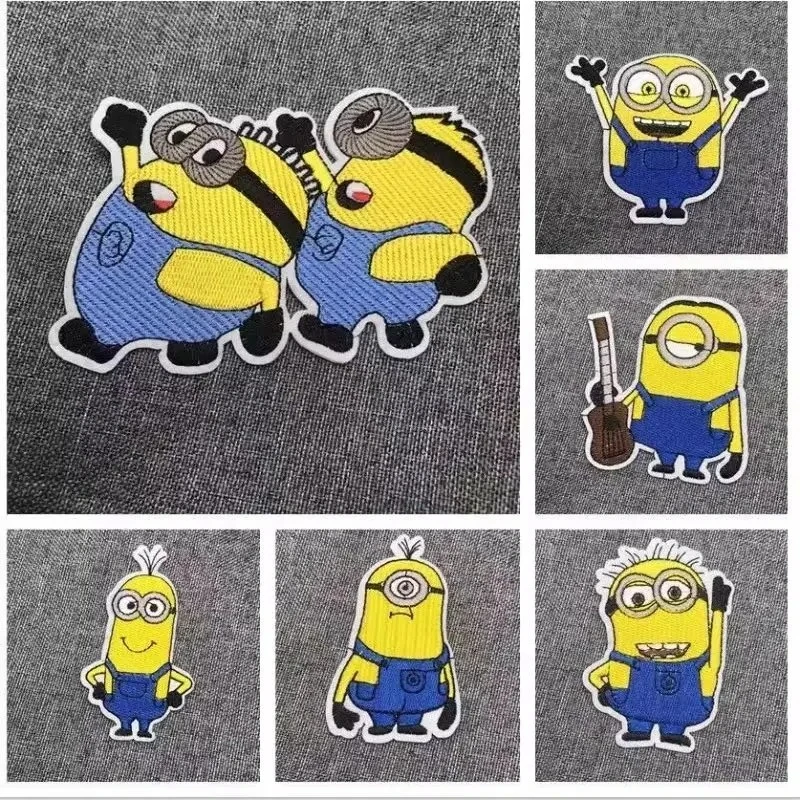 Minions Cute Cartoon Iron-On Patches Embroidered Applique Stickers for Clothing Pants & Down Jackets Mending Hole Repair
Minions Cute Cartoon Iron-On Patches Embroidered Applique Stickers for Clothing Pants & Down Jackets Mending Hole Repair