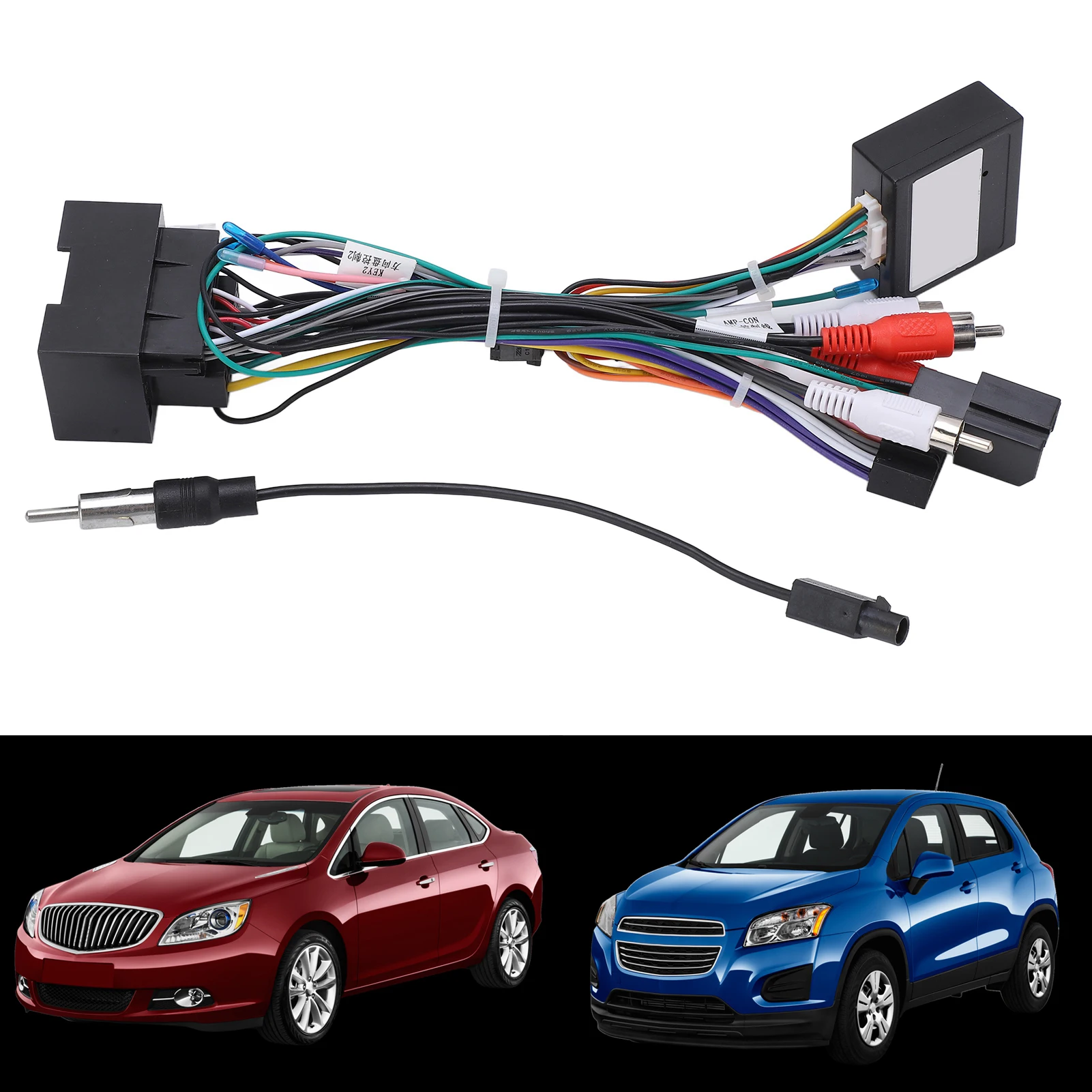 Audio Wiring Harness Audio Wiring Harness with CAN Bus Box 16Pin Replacement for Car Radio Cable Radio CAN Bus Box
Audio Wiring Harness Audio Wiring Harness with CAN Bus Box 16Pin Replacement for Car Radio Cable Radio CAN Bus Box