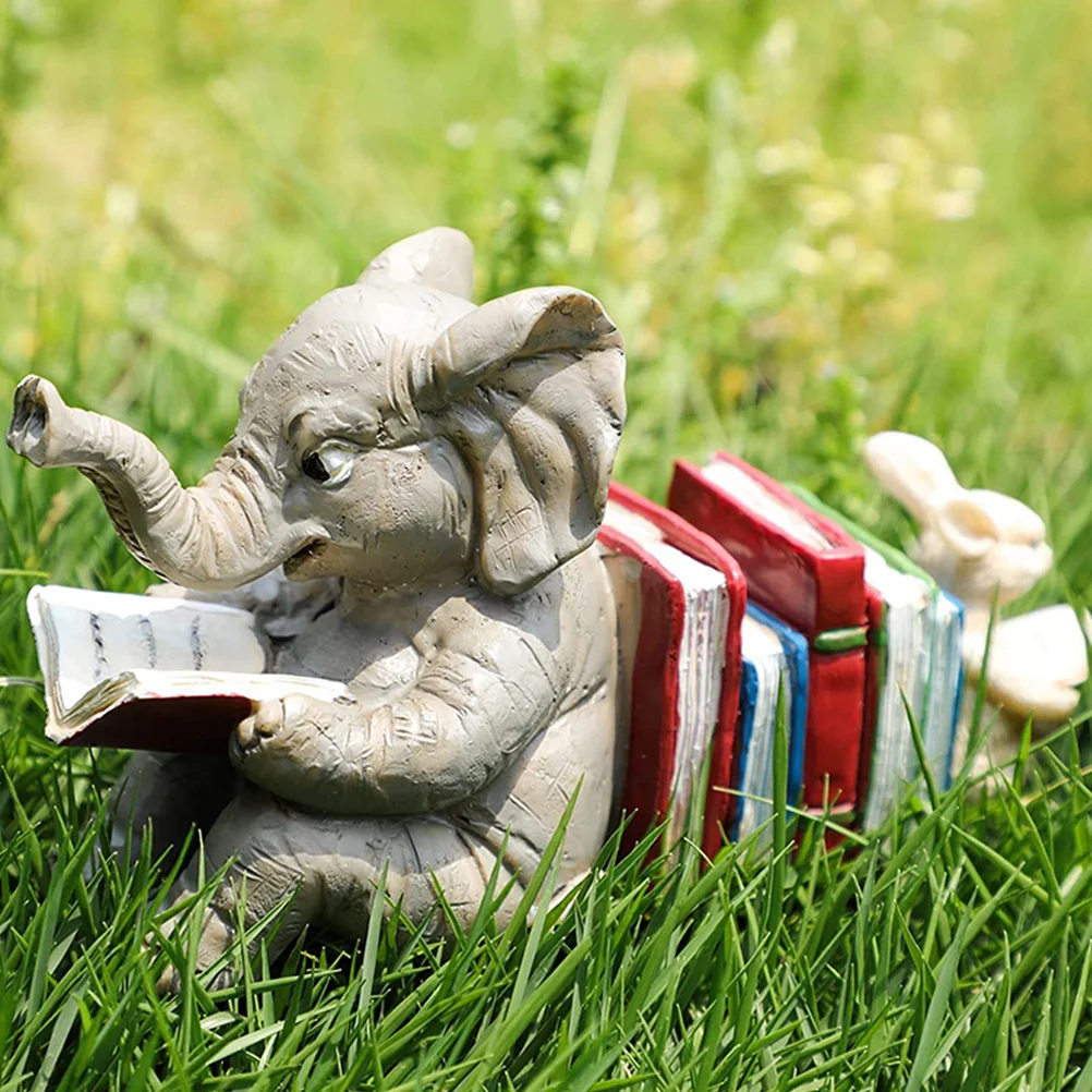 Resin Animal Statue Rabbit Elephant Book Figurine Realistic Decor Home Garden Office Balcony Photography Prop No Deformation
Resin Animal Statue Rabbit Elephant Book Figurine Realistic Decor Home Garden Office Balcony Photography Prop No Deformation