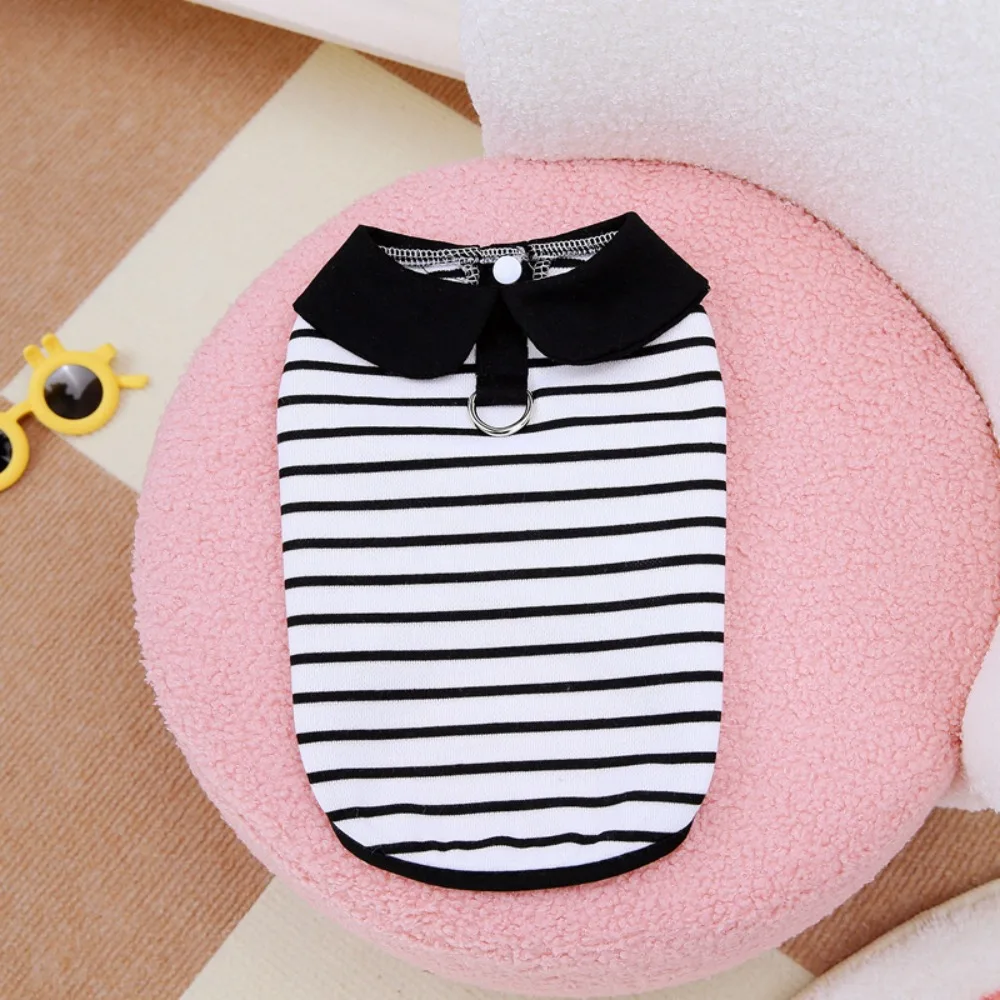Pet Couple Outfits Cute Dog Striped T-shirts Soft Breathable Pet Skirt Thin Design Cat Lapel Dresses for Puppy Kittens
Pet Couple Outfits Cute Dog Striped T-shirts Soft Breathable Pet Skirt Thin Design Cat Lapel Dresses for Puppy Kittens