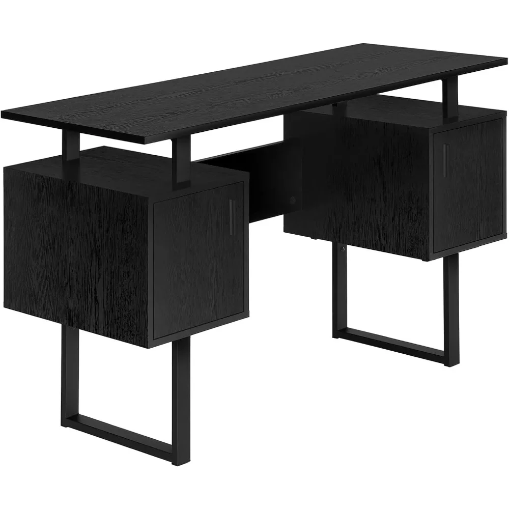 Computer desk, home office, laptop, storage, 48 L, work, metal, reinforced wood flooring, black, modern
Computer desk, home office, laptop, storage, 48 L, work, metal, reinforced wood flooring, black, modern