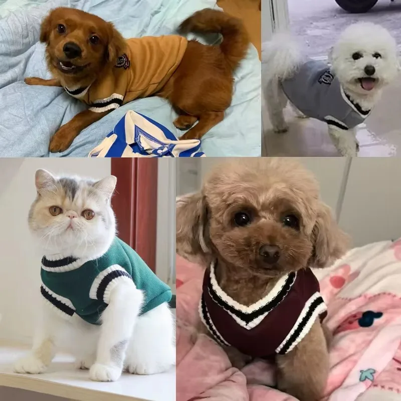 Pet Cat Solid Costume Autumn Winter Christmas Sweater For Small Dogs Kitten Pullover Puppy Vest Clothes Kitty Jacket Outfits
Pet Cat Solid Costume Autumn Winter Christmas Sweater For Small Dogs Kitten Pullover Puppy Vest Clothes Kitty Jacket Outfits