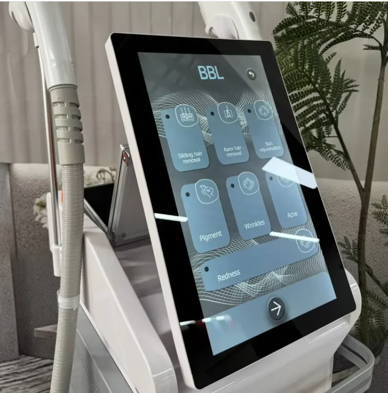 Vertical Bbl Hair Removal Machine Full Skin Rejuvenation Improves Skin Texture Pigment Treatment for Spa Use
Vertical Bbl Hair Removal Machine Full Skin Rejuvenation Improves Skin Texture Pigment Treatment for Spa Use