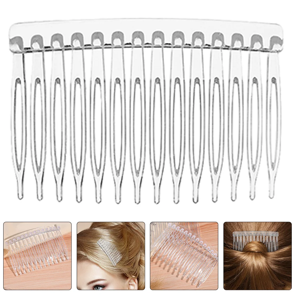 20pcs Transparent Plastic Comb Insert Clear 20 Small Barrettes for Women Detangle Girls Accessories Bridal for Women
20pcs Transparent Plastic Comb Insert Clear 20 Small Barrettes for Women Detangle Girls Accessories Bridal for Women