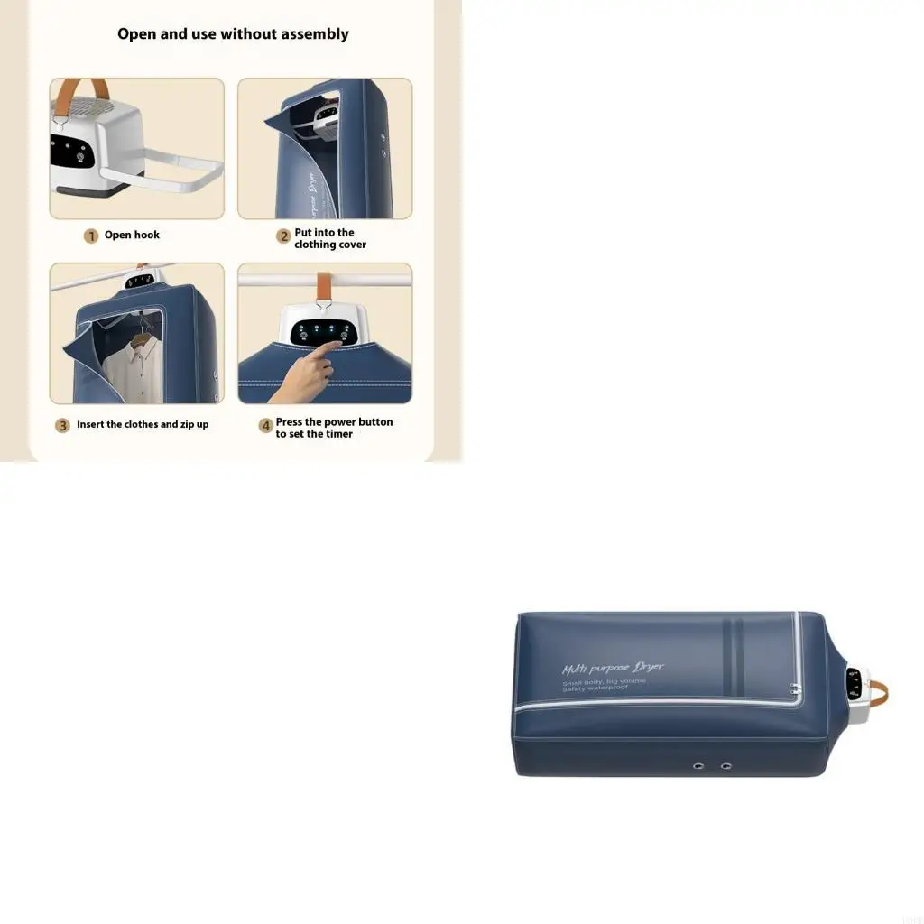 Foldable Clothes Dryer Laundry Dryers Device 600W ABS Texture Electric Drying Machine Suitable for Efficient Dryings
Foldable Clothes Dryer Laundry Dryers Device 600W ABS Texture Electric Drying Machine Suitable for Efficient Dryings