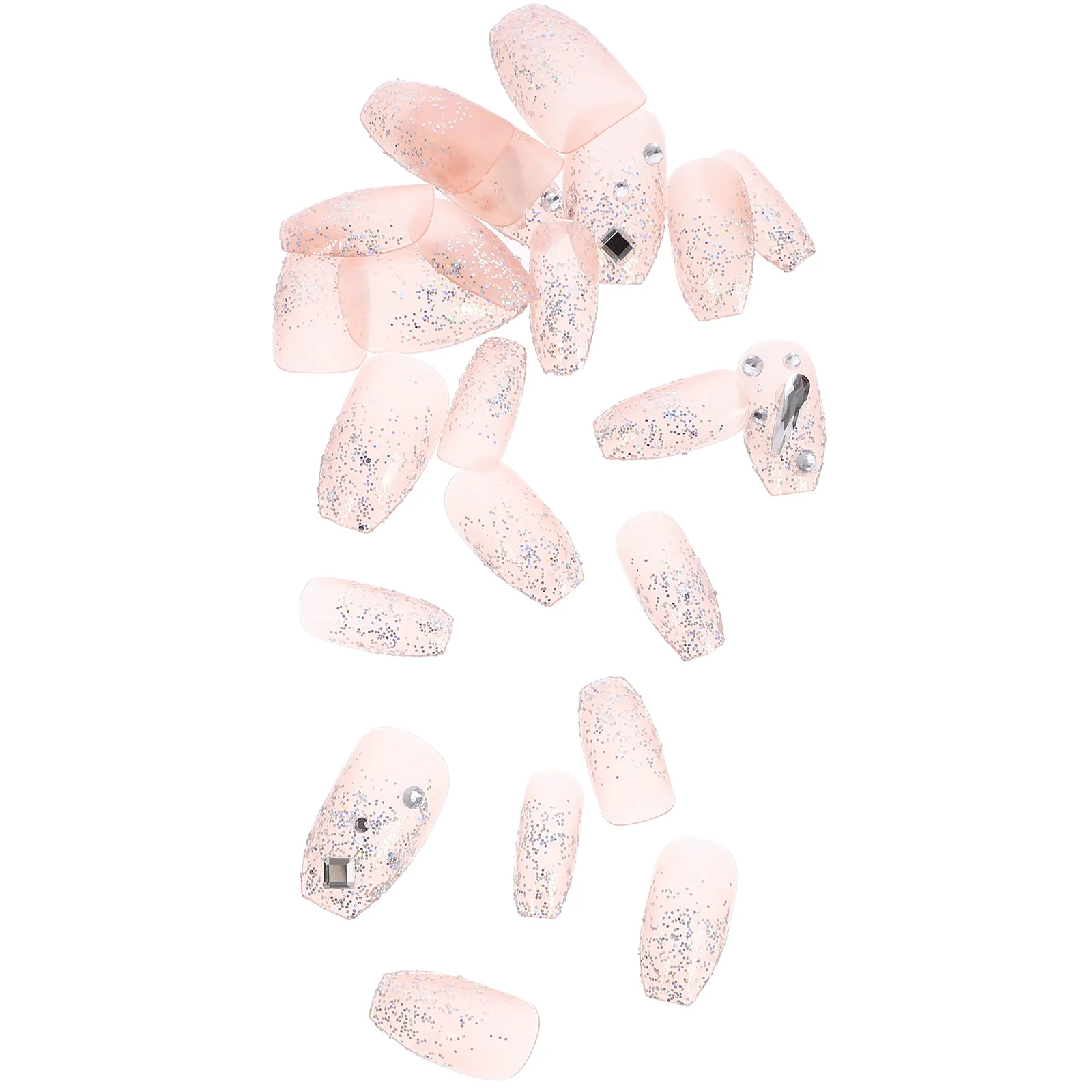 24Pcs Glitter Press on Nails Full Cover Long Nail Tips Fake Nail Kit for Women Stylish Manicure Press on Nails Long
24Pcs Glitter Press on Nails Full Cover Long Nail Tips Fake Nail Kit for Women Stylish Manicure Press on Nails Long