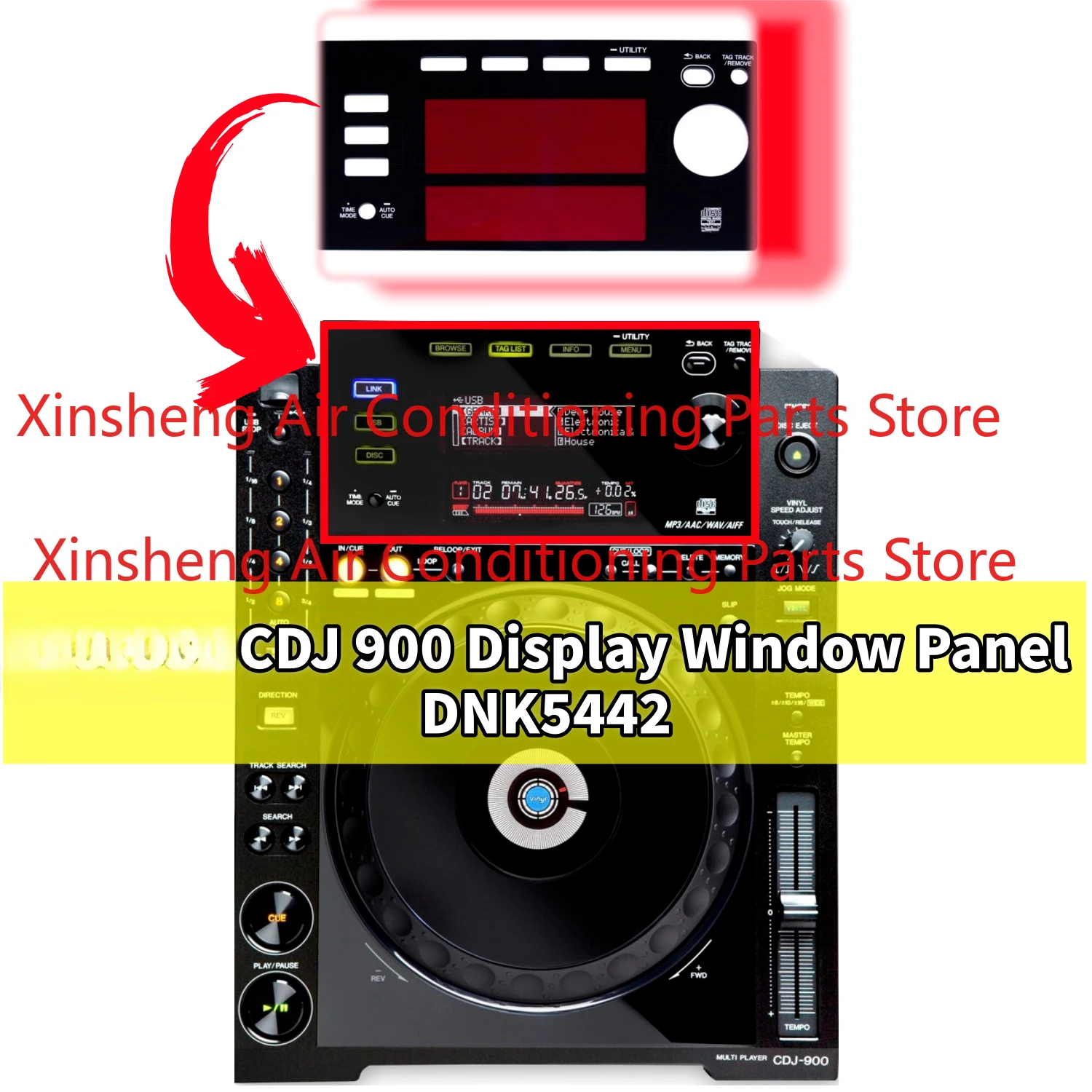 Applicable to Pioneer Cdj900 disc player LCD screen external acrylic plastic sheet accessories DNK5442
Applicable to Pioneer Cdj900 disc player LCD screen external acrylic plastic sheet accessories DNK5442