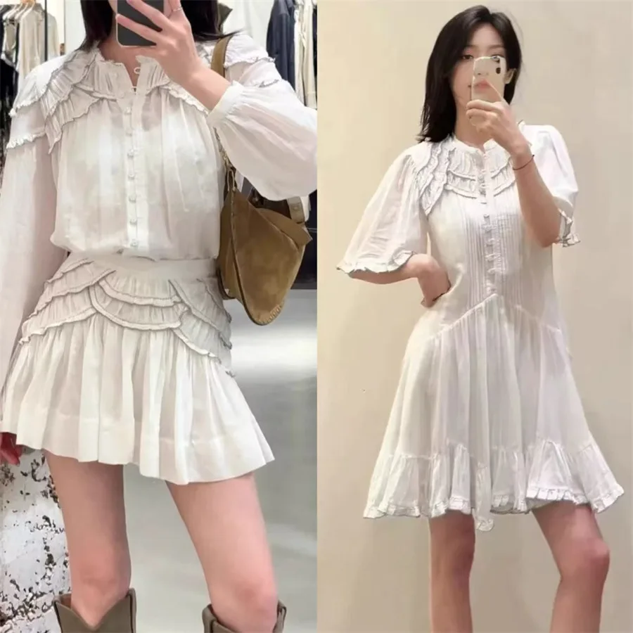 Elegant Early Autumn Fashion Heavy Layered Ruffle Slimming Short Skirt Shirt Dress Elegant Fashionable And Stylish
Elegant Early Autumn Fashion Heavy Layered Ruffle Slimming Short Skirt Shirt Dress Elegant Fashionable And Stylish