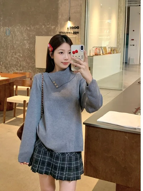 plus Size Women's Vintage High Collar Long Sve Knitted Sweater Autumn Winter New Sle Base irt Trendy Knitwear Top
plus Size Women's Vintage High Collar Long Sve Knitted Sweater Autumn Winter New Sle Base irt Trendy Knitwear Top