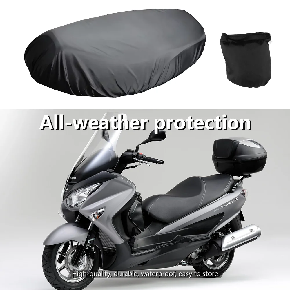 For Suzuki Burgman 15 125 150 200 400 Scooter Seat Cover Waterproof Flexible Saddle-Cover Black Sun-Protection Heat Insulation
For Suzuki Burgman 15 125 150 200 400 Scooter Seat Cover Waterproof Flexible Saddle-Cover Black Sun-Protection Heat Insulation