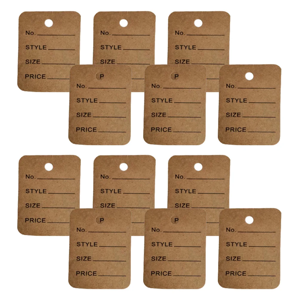 1000pcs Price Tags Writable Paper Labels for Clothing Jewelry Standard Size Lightweight Hanging Hole Design Smooth Edges Widely
1000pcs Price Tags Writable Paper Labels for Clothing Jewelry Standard Size Lightweight Hanging Hole Design Smooth Edges Widely