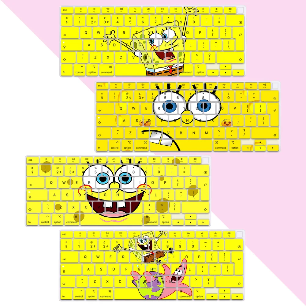 Yellow SpongeBobs EU Layout Color Print Soft Silicone Keyboard Cover For Macbook 2020 Air A2179 A2337
Yellow SpongeBobs EU Layout Color Print Soft Silicone Keyboard Cover For Macbook 2020 Air A2179 A2337