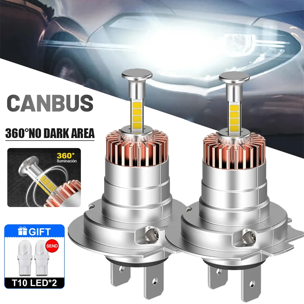 H7 Led Light Car Headlight Bulb Canbus 1800W H4 LED for auto 360 4 Sided Turbo LED HeadLamp Size Wireless with Fan Fog Lamp 12V
H7 Led Light Car Headlight Bulb Canbus 1800W H4 LED for auto 360 4 Sided Turbo LED HeadLamp Size Wireless with Fan Fog Lamp 12V