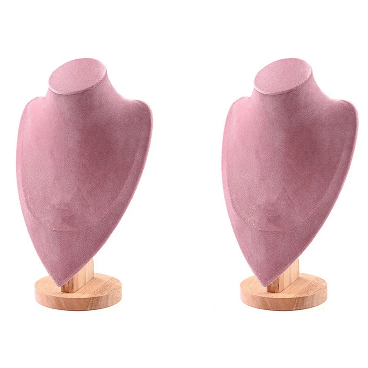 2X Jewlery Display Stand Pendant Earrings Necklace Mannequin for Shop Showcase Decor Wooden Base Chain Holder B
2X Jewlery Display Stand Pendant Earrings Necklace Mannequin for Shop Showcase Decor Wooden Base Chain Holder B