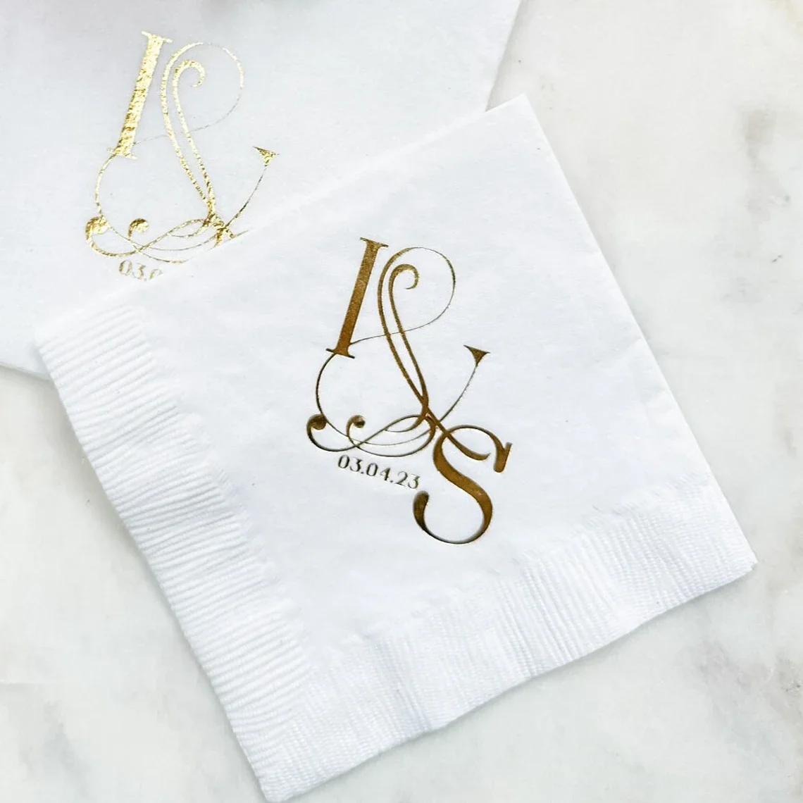 Custom Monogram 3ply Beverage Party Napkins, 3Ply Wedding Napkins, Foil Printed Beverage Napkin, Personalized Foil Party Napkin,
Custom Monogram 3ply Beverage Party Napkins, 3Ply Wedding Napkins, Foil Printed Beverage Napkin, Personalized Foil Party Napkin,