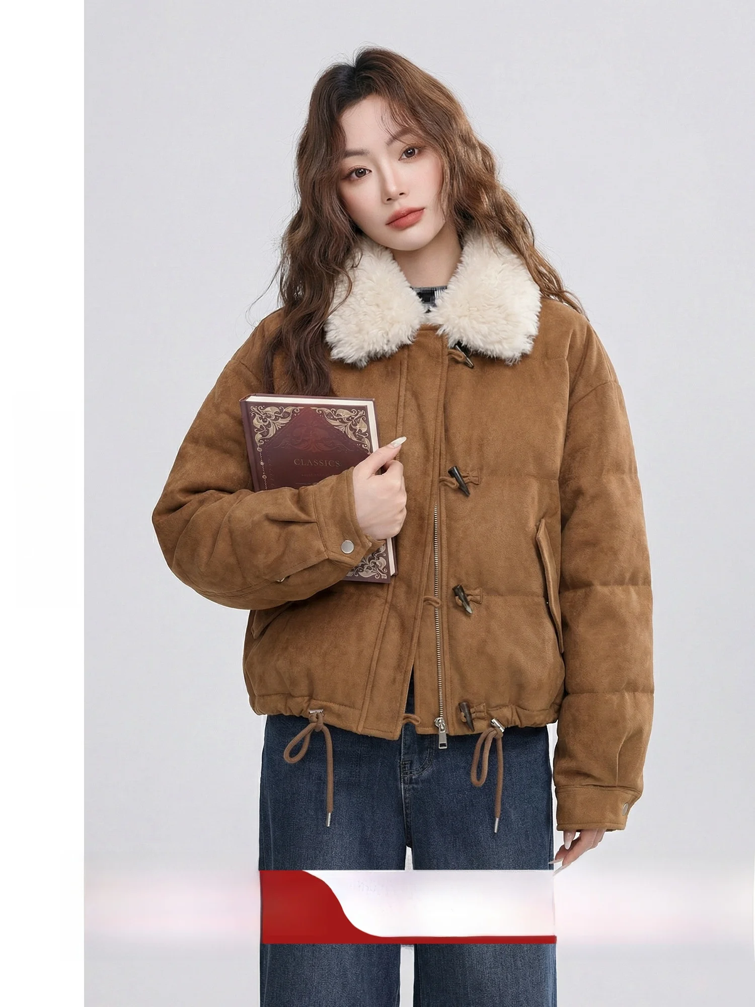 Warmth Duck down Jacket Women's Thickened Retro Style Lamb Fur Coat Winter New Arrival Straight Cut Regular Length Zipper Clo...
Warmth Duck down Jacket Women's Thickened Retro Style Lamb Fur Coat Winter New Arrival Straight Cut Regular Length Zipper Clo...