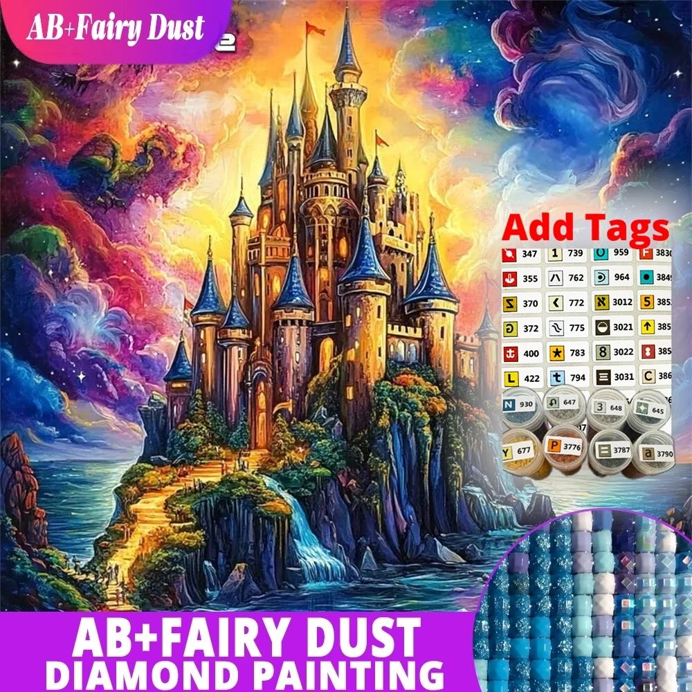 AB Фея Пылесборник Алмазная мозаика Замок Пейзажная живопись DIY Подходит для начинающих Вышивка Приморская ручная работа Хобби
AB Фея Пылесборник Алмазная мозаика Замок Пейзажная живопись DIY Подходит для начинающих Вышивка Приморская ручная работа Хобби