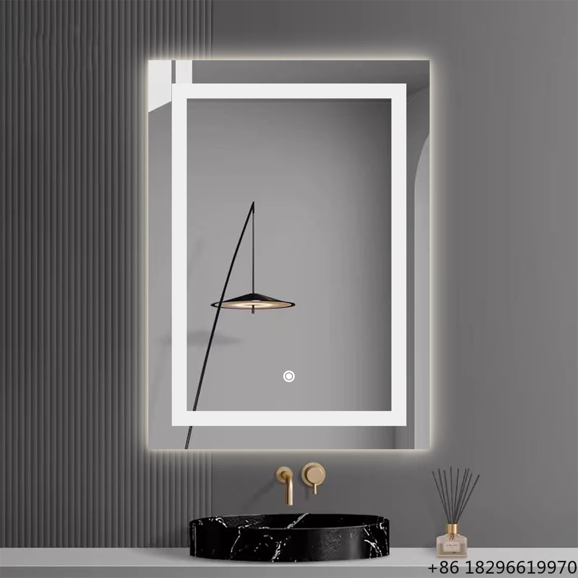 LED Illuminated Vanity Makeup Smart Shower Wall Mirror
LED Illuminated Vanity Makeup Smart Shower Wall Mirror